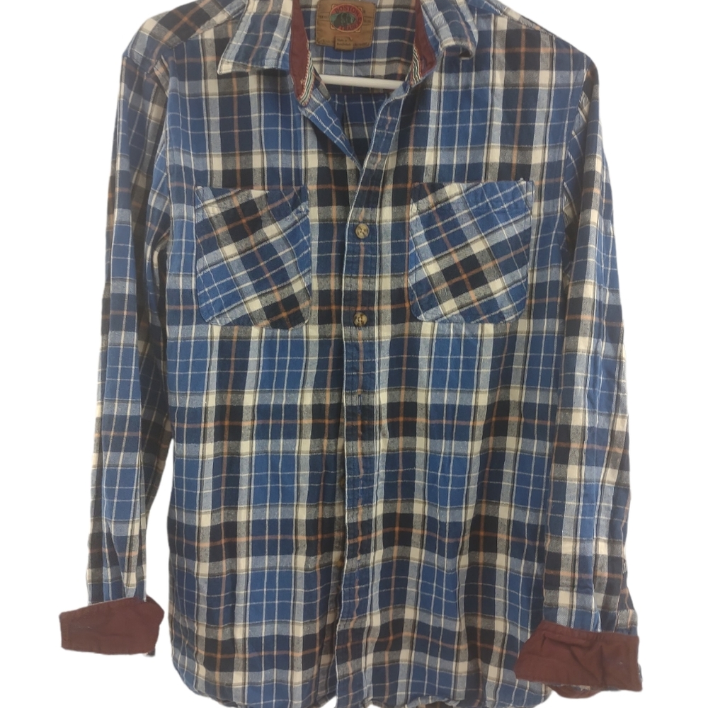 Vintage Boston traders flannel